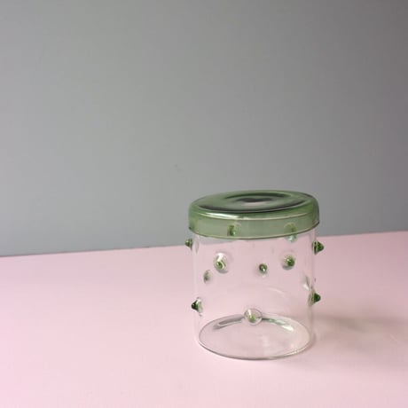 "OCTAEVO" Agave Glass Container Small