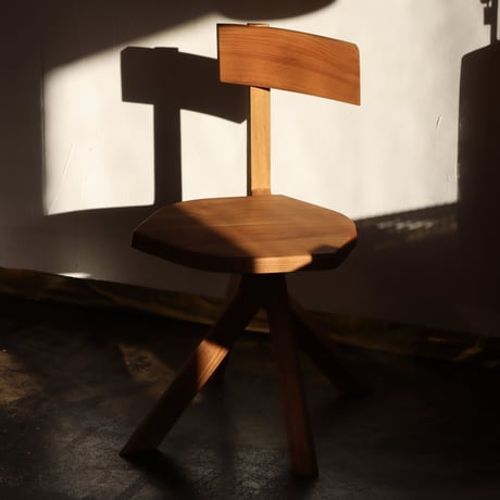 " Pierre Chapo " Chair with 7-shaped Back S34