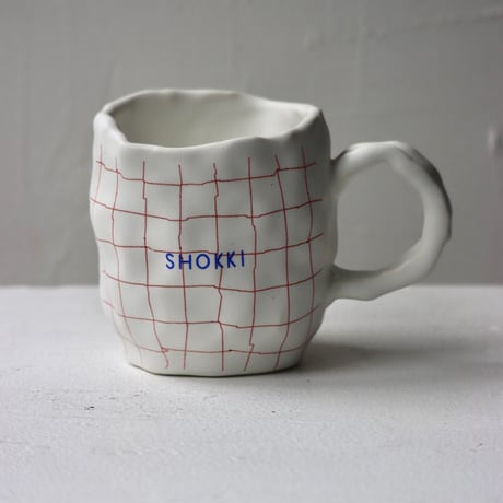 "SHOKKI" Mug - M - pattern