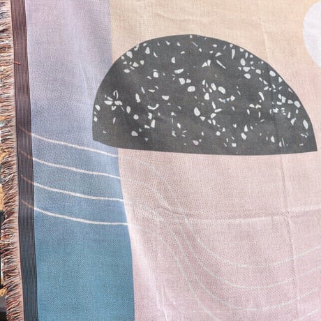 "Buhlaixe  Studio" Pink Doorway Blanket