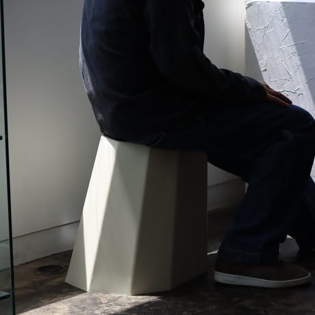 "Martino Gamper" Arnold Circus Stool  - WHITE IVORY -