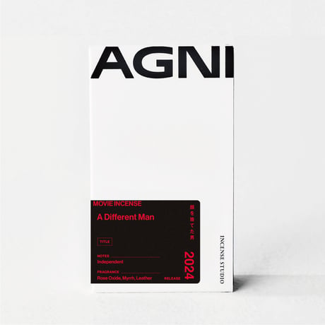 " AGNI TOKYO " Incense - A Different Man / 顔を捨てた男