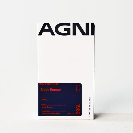 " AGNI TOKYO " Incense - Blade Runner / ブレードランナー