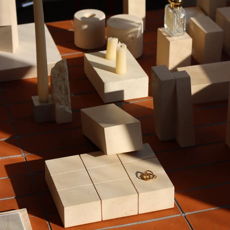 " PLYAL " wood mortar object - 03
