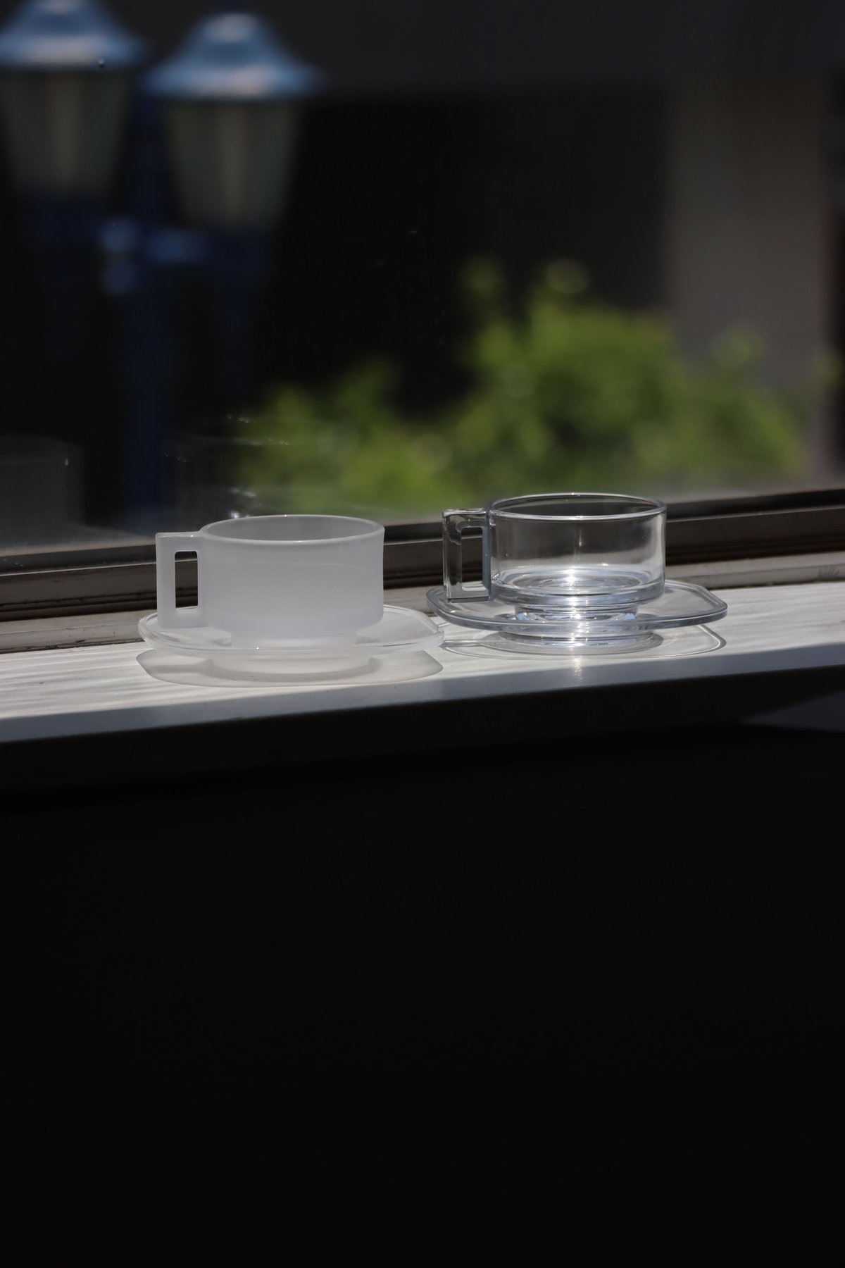 ARNO GLASS カップ&ソーサー クリア 未使用未開封 ARNO GLASS（アルノグラス）カップ＆ソーサー アンバー｜カップ