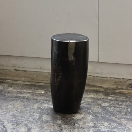 " OAK ” Petrified Wood Stool #002
