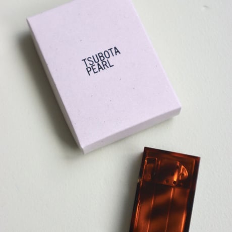 "TSUBOTA PEARL" HARD EDGE MARBLE - Brown tortoise -