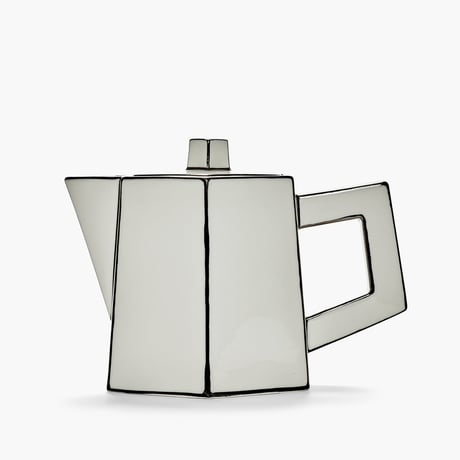 " SERAX " Carte Blanche - Tea pot white - black Carte Blanche
