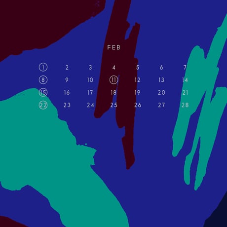 " ASENDADA " 2026 CALENDAR / カレンダー - A4