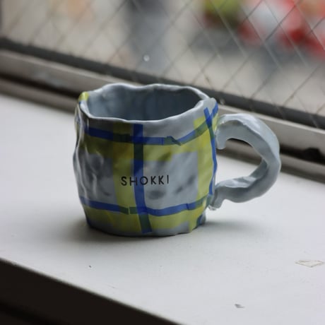 "SHOKKI" Mug - M - pattern