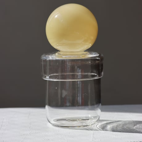 " RUKA Glass " ORB CANISTER - C