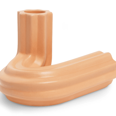 "OCTAEVO" Templo Candle Holder - tangerine  -