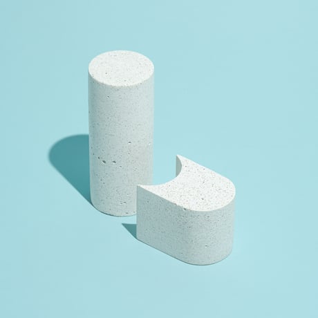 "YOHEI KIKUCHI" Pillar / Maru - white&white/ホワイト&ホワイト