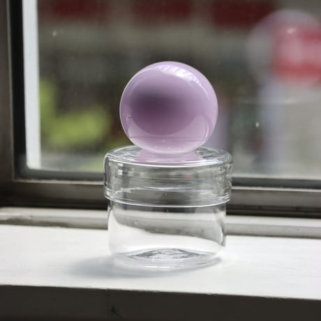 " RUKA Glass " ORB CANISTER - B