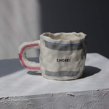 "SHOKKI" Mug - M - pattern