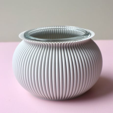"Sheyn." Zayl 126g Planter - Cool Grey  -