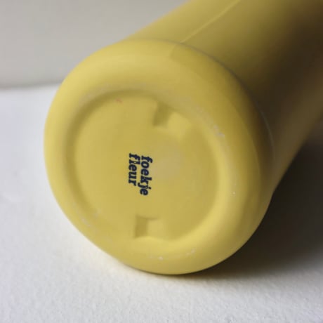 "Foekje Fleur" porcelain bottle vase - sun -