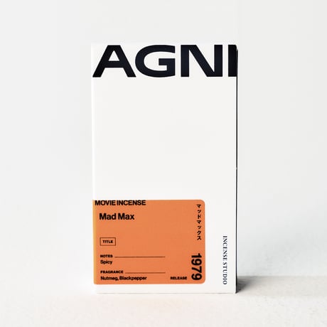 " AGNI TOKYO " Incense - Mad Max / マッドマックス