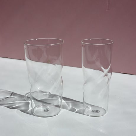 " Laurence Brabant " Nord Glass Tumblers - fin/narrow -