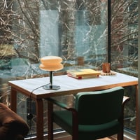 "ILKW." SNOWMAN 22 TABLE - BUTTER & SILVER