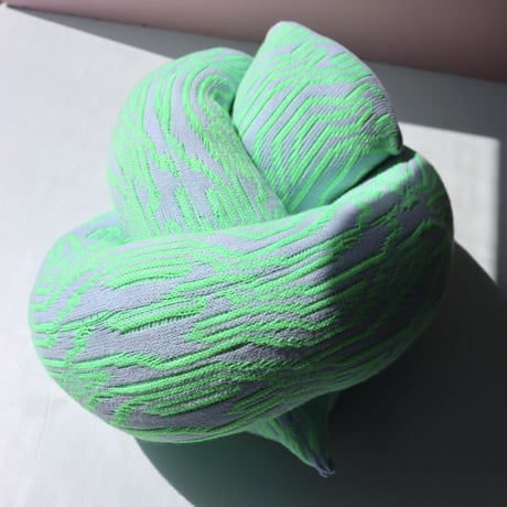 "Zebra Knits" MR WIGGLE - SkyBlue & Apple - (BIG)