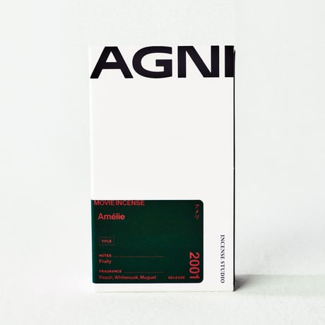 " AGNI TOKYO " Incense - Amélie / アメリ