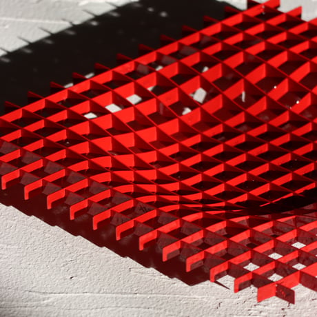 "Fundamental Berlin" Gravity - tray -  RED