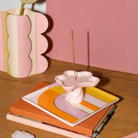 "OCTAEVO" Templo Incense Holder - Pink -