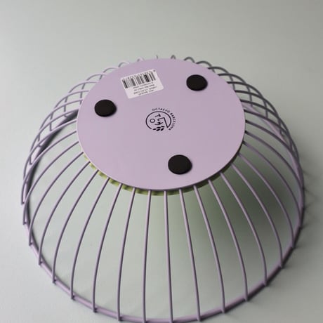 "OCTAEVO" Iris Wire Basket Large - lilac/lime -