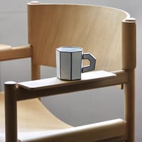 " SERAX " Carte Blanche - Tea cup white - black