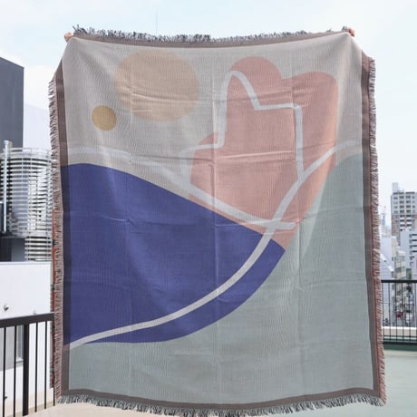 "Buhlaixe  Studio" Abstract Mountain Blanket