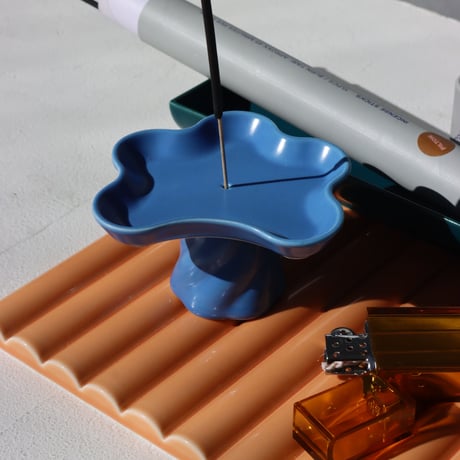 "OCTAEVO" Templo Incense Holder - Blue -
