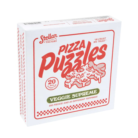 "Stellar Factory" PIZZA PUZZLES - VEGGIE SUPREME