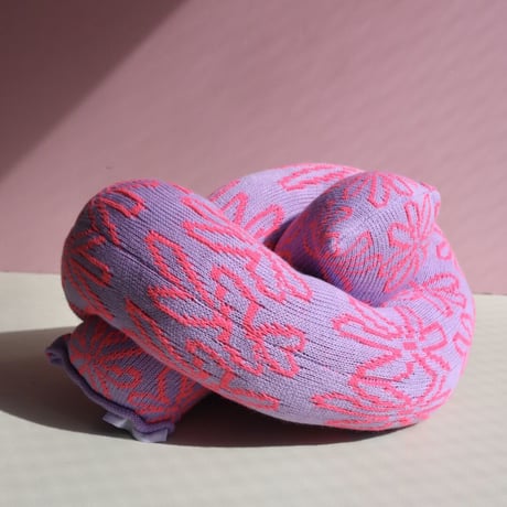 "Zebra Knits"  LILY - Lavender & Blush - (SMALL)