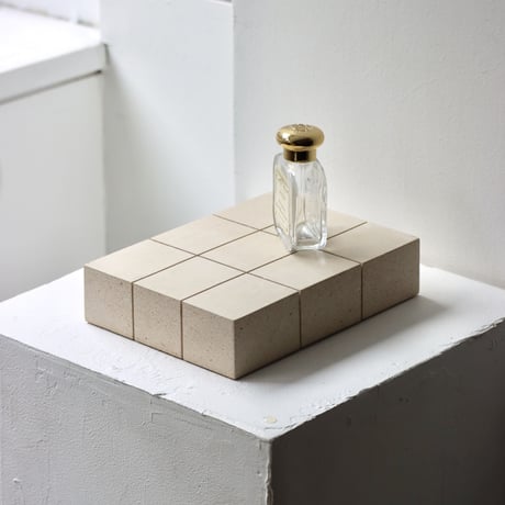 " PLYAL " wood mortar object - 03