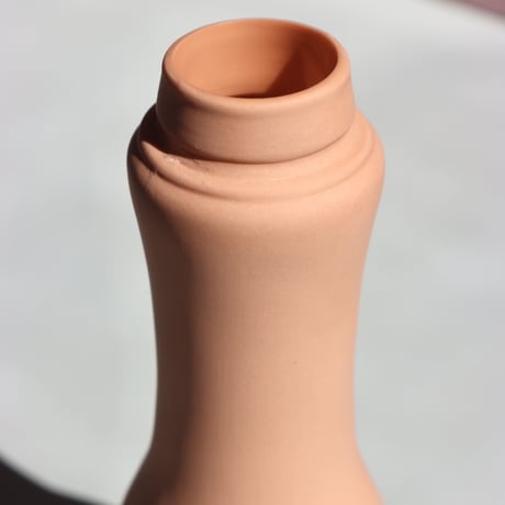 "Foekje Fleur" porcelain bottle vase - orange -