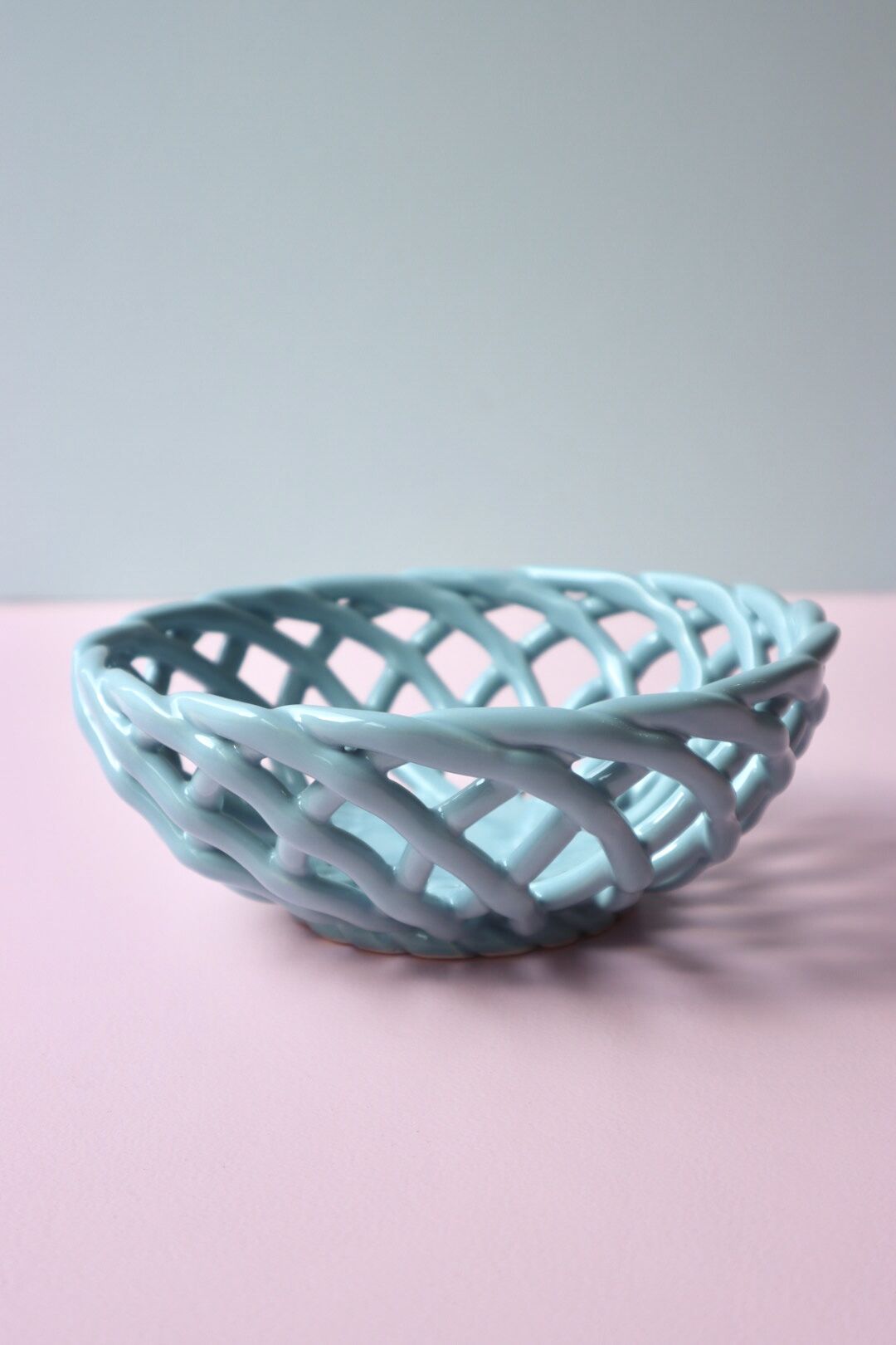 小物入れ OCTAEVO Sicilia Ceramic Basket Sicilia Ceramic Basket - Authentic European Craftsmanship