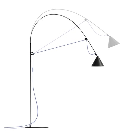 " Midgard licht " AYNO L Floor Lamp - BLACK