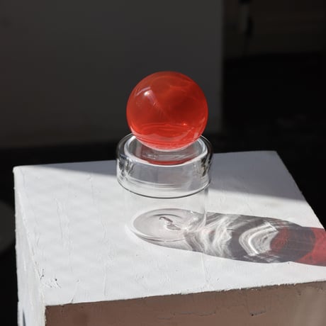 " RUKA Glass " ORB CANISTER - E