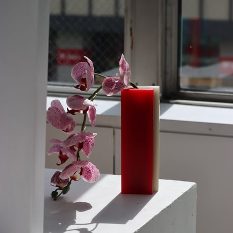 "dean toepfer" VASE VERSA  - red / taupe -