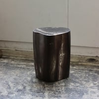 " OAK ” Petrified Wood Stool #001