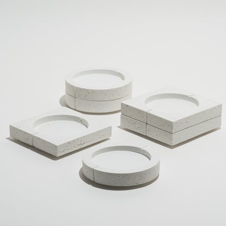 "YOHEI KIKUCHI" Tile 1923 Circle - white/ホワイト