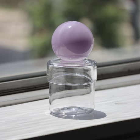 " RUKA Glass " ORB CANISTER - D
