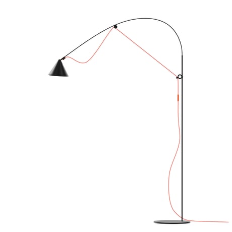 " Midgard licht " AYNO L Floor Lamp - BLACK