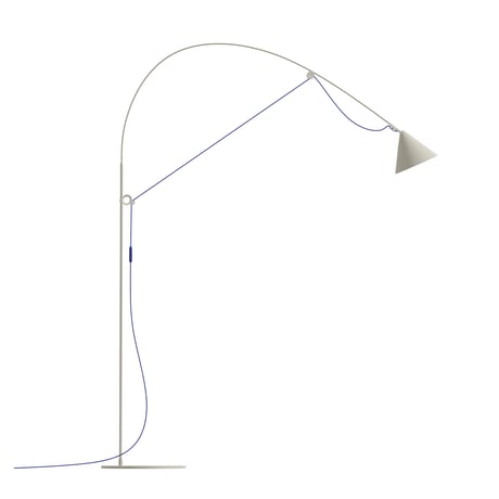 " Midgard licht " AYNO L Floor Lamp - SILK GREY
