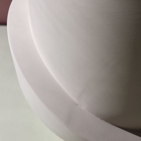 "Light&Ladder" VAYU Ceramic Floor Planter - snow -