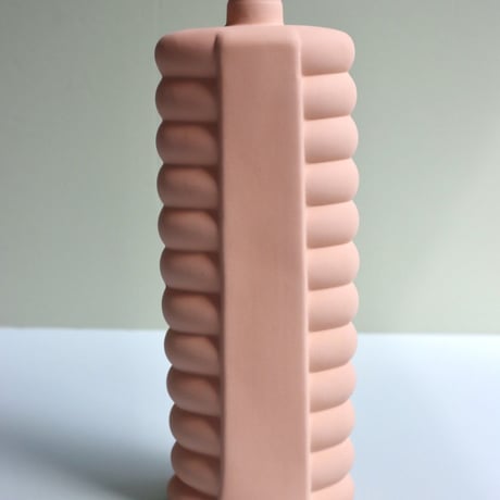"Foekje Fleur" porcelain bottle vase - Orange -