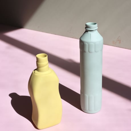 "Foekje Fleur" porcelain bottle vase - mint  -