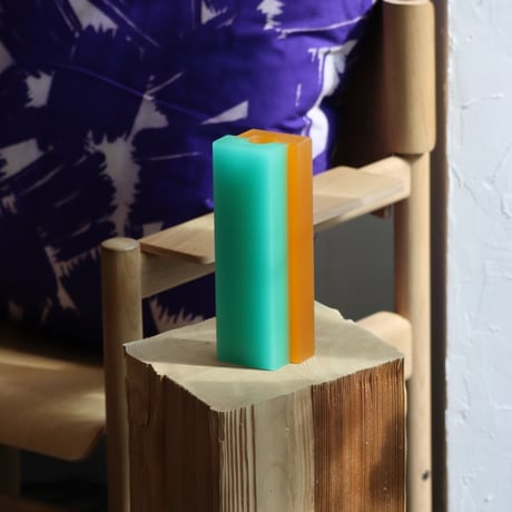 "dean toepfer" VASE VERSA  - turquoise / orange