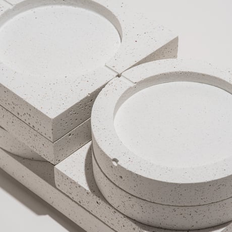 "YOHEI KIKUCHI" Tile 1923 Circle - white/ホワイト